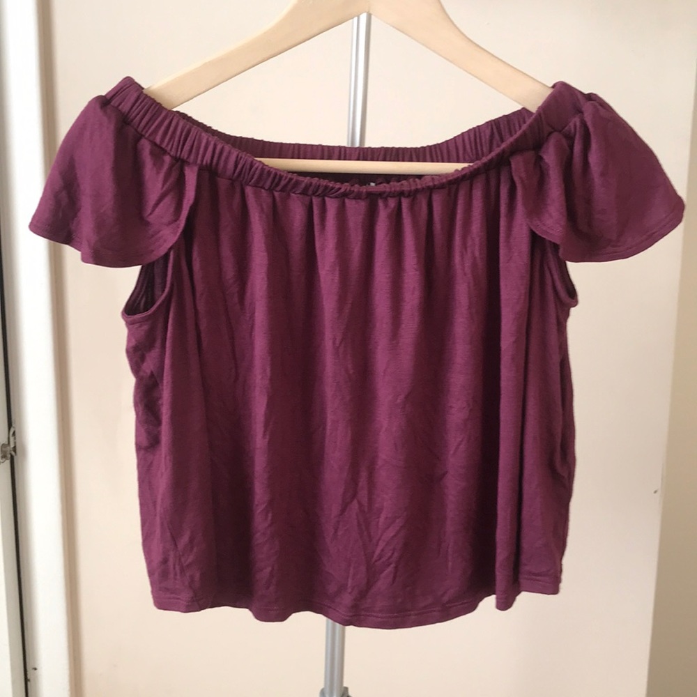 Wonderland Hnl off the shoulder crop